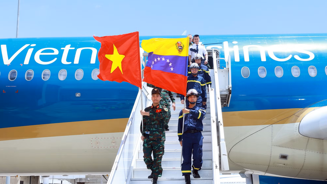 Đoàn cứu nạn Việt Nam đã có mặt tại Venezuela- Ảnh 1.