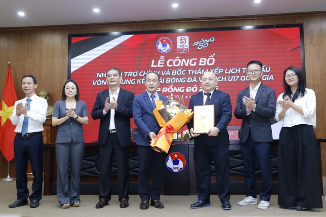VFF c&ocirc;ng bố nh&agrave; t&agrave;i trợ, VCK U.17 quốc gia 2026 x&aacute;c định xong 3 bảng đấu- Ảnh 1.