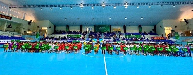 'Cơn mưa' bàn thắng xuất hiện ngày khai màn VCK U.11 toàn quốc 2026- Ảnh 1.