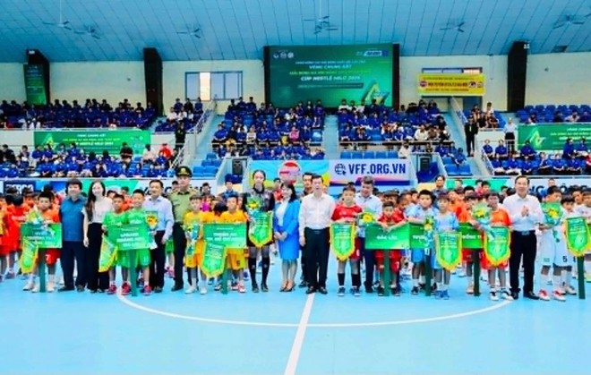 'Cơn mưa' bàn thắng xuất hiện ngày khai màn VCK U.11 toàn quốc 2026- Ảnh 4.