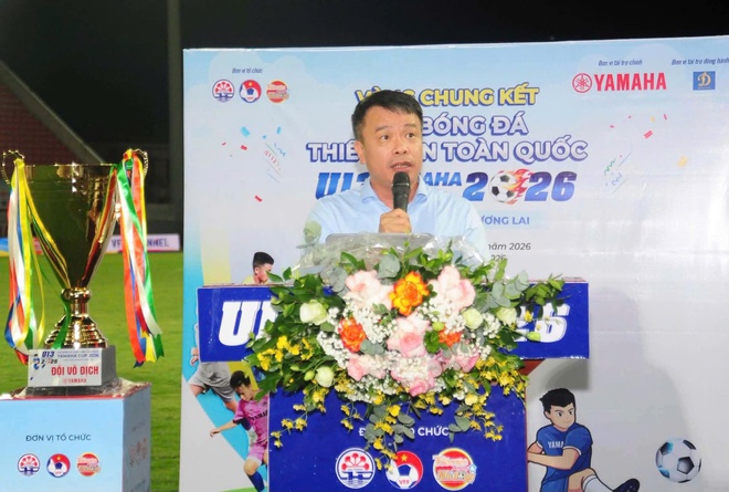VCK giải b&oacute;ng đ&aacute; U.13 to&agrave;n quốc Yamaha Cup 2026 ch&iacute;nh thức khai m&agrave;n- Ảnh 3.