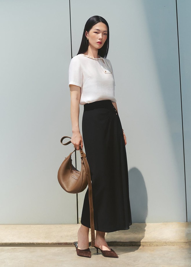 Ch&acirc;n v&aacute;y midi, maxi: điểm nhấn thanh lịch cho tủ đồ m&ugrave;a mới- Ảnh 6.