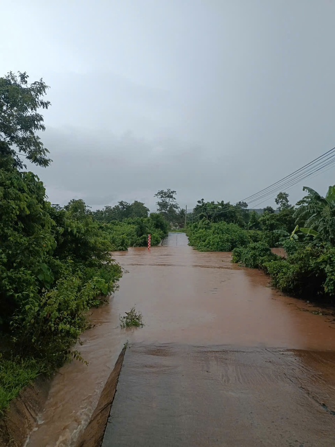 Mưa lớn ở Quảng Trị, 13 ngầm tràn bị ngập, nhiều tuyến đường miền núi chia cắt- Ảnh 3.