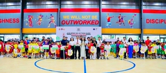 Giải U.9 to&agrave;n quốc Toyota Cup 2026 ch&iacute;nh thức khai m&agrave;n, 28 đội tranh t&agrave;i- Ảnh 3.