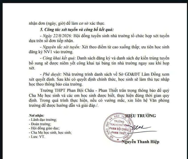 Hủy kết quả tuyển bổ sung lớp 10 ở L&acirc;m Đồng: Phụ huynh y&ecirc;u cầu n&ecirc;u căn cứ - Ảnh 4.