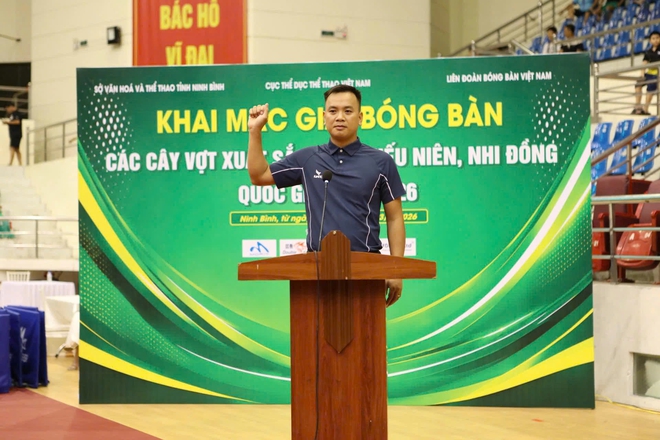 Khai mạc giải bóng bàn các cây vợt xuất sắc trẻ, thiếu niên, nhi đồng quốc gia- Ảnh 3.