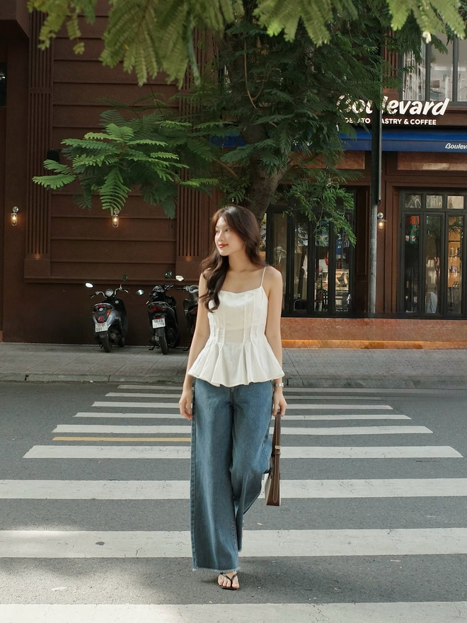 Quần ống rộng phủ sóng thời trang công sở đầu thu- Ảnh 6.