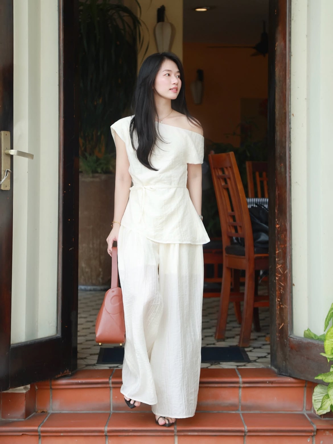 Quần ống rộng phủ sóng thời trang công sở đầu thu- Ảnh 1.
