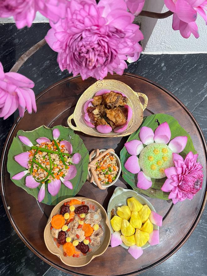 Những mâm cơm nhà đẹp như ngoài quán của cô giáo trẻ hút nghìn lượt thích - Ảnh 9.