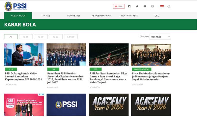 PSSI kh&ocirc;ng cập nhật kết quả Indonesia bị loại sớm, HLV Herdman bị ch&ecirc; k&eacute;m xa &ocirc;ng Shin Tae-yong- Ảnh 2.