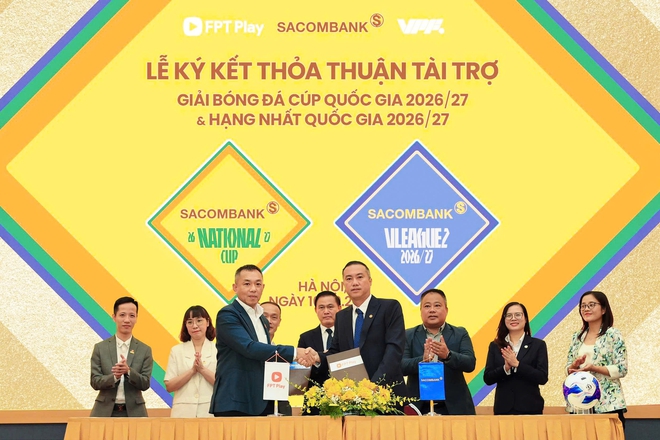 Giải hạng nhất và Cúp quốc gia có nhà tài trợ mới: Tiền thưởng được tiết lộ- Ảnh 4.