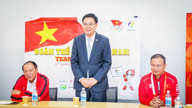 Chủ tịch Ủy ban Olympic Việt Nam Nguyễn Văn Hùng nhắn nhủ lời tâm huyết ngay trước khai mạc ASIAD- Ảnh 12.