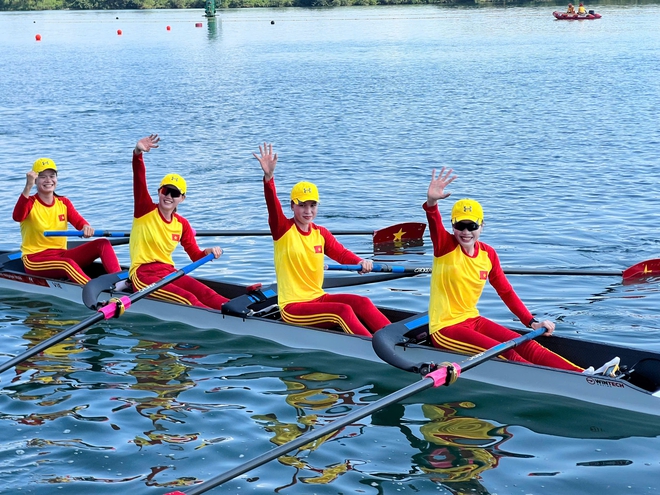 Rowing Việt Nam gi&agrave;nh HCĐ nội dung thuyền bốn nữ một m&aacute;i ch&egrave;o tại ASIAD 20- Ảnh 2.