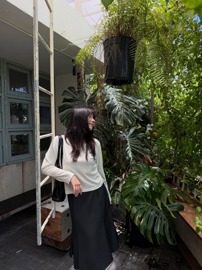 Áo thun dài tay làm mới tủ đồ thời trang đường phố mùa thu- Ảnh 5.