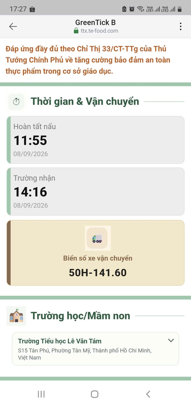 TP.HCM: Quét mã QR hiện ra hình bữa ăn bán trú, công ty, nguồn gốc thực phẩm - Ảnh 7.