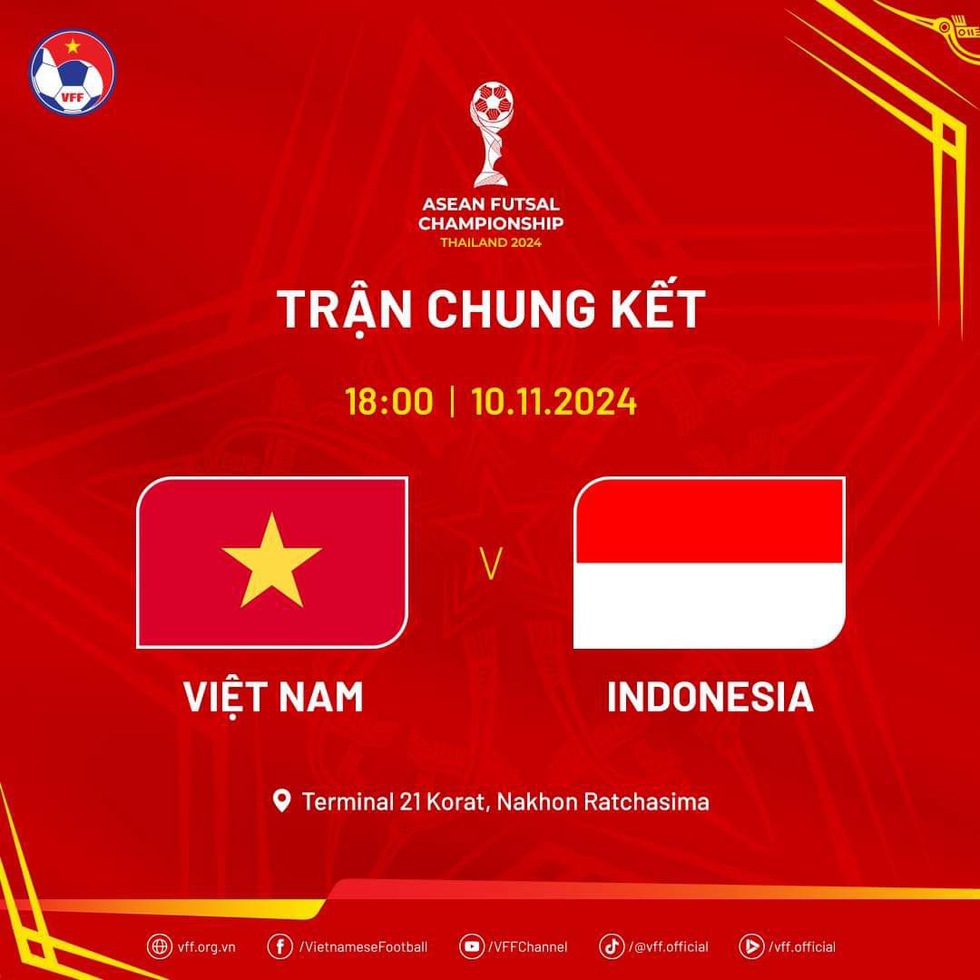 Lộ diện đối thủ của đội tuyển futsal Việt Nam ở chung kết: Cực mạnh vì thắng cả Thái- Ảnh 1.