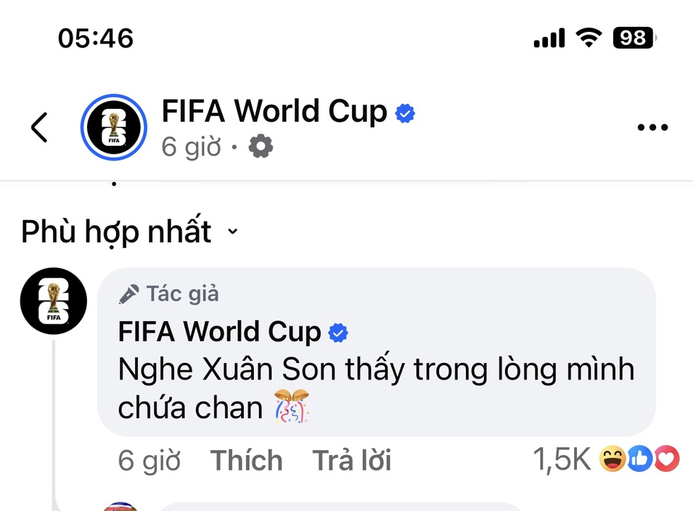 Đội tuyển Việt Nam thắng nghẹt thở Singapore, trang FIFA World Cup bất ngờ ‘ghẹo’ Tiến Linh!- Ảnh 2.