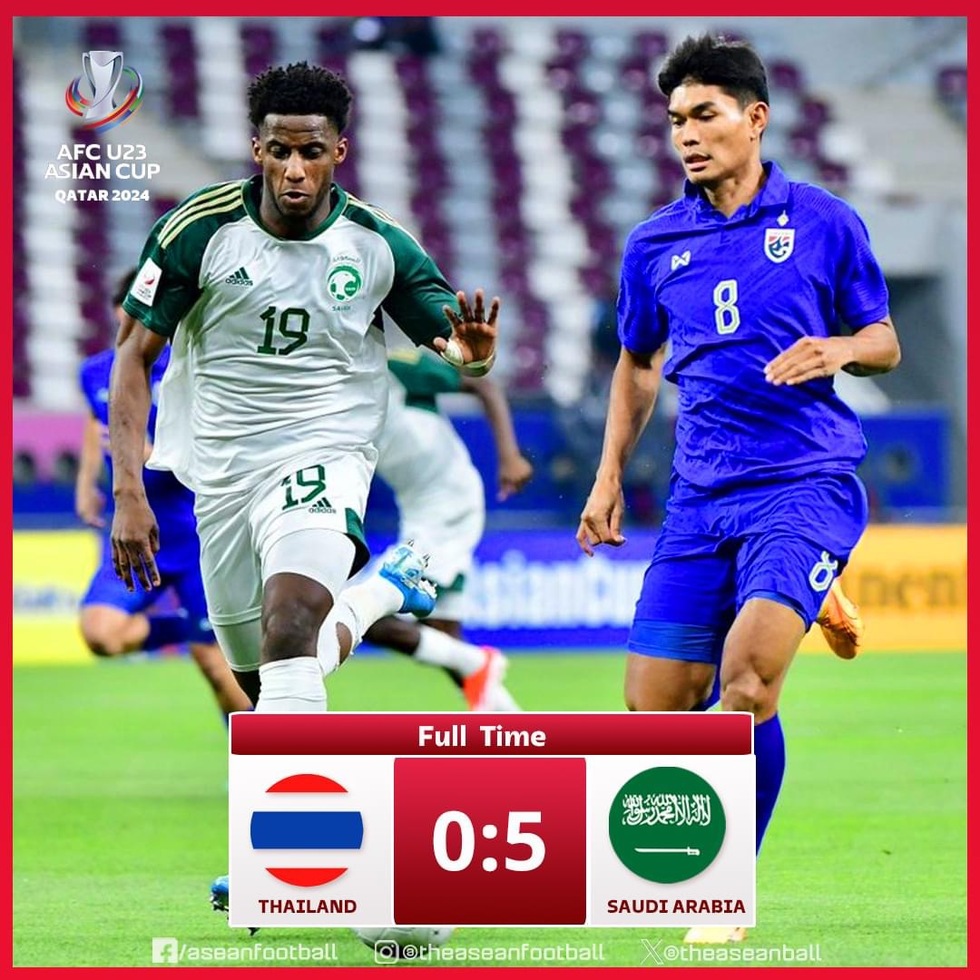 U.23 Thái Lan hứng bão dữ dội, thảm bại trước đương kim vô địch Ả Rập Xê Út- Ảnh 2.