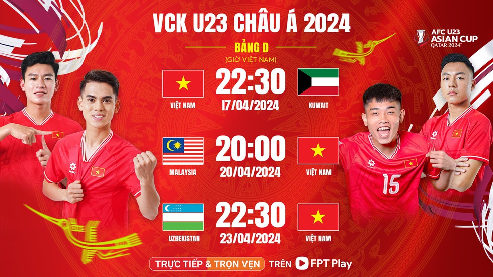 Lịch thi đấu U.23 Việt Nam mới nhất ở châu Á: Người hâm mộ nhận tin cực vui- Ảnh 1.