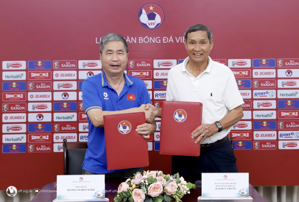 HLV Mai Đức Chung trở lại đội tuyển: Nhất cử lưỡng tiện cho bóng đá Việt Nam- Ảnh 1.