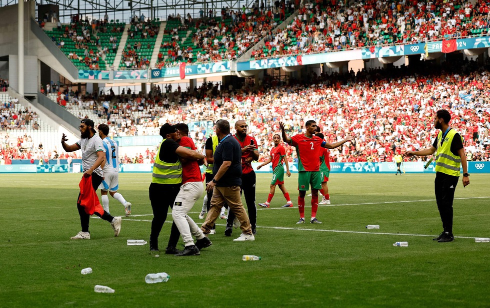 Olympic Argentina bị xử thua Ma Rốc đầy bê bối, Messi phản ứng bất ngờ- Ảnh 3.