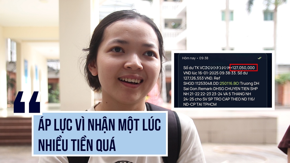 Sinh viên sư phạm nhận hơn 127 triệu đồng: 'Áp lực' vì nhận một lúc nhiều tiền quá!- Ảnh 1.