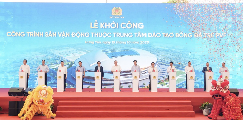 Tổng Bí thư Tô Lâm dự lễ khởi công xây dựng sân vận động PVF 60.000 chỗ ngồi- Ảnh 2.