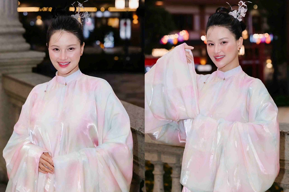 Nữ MC VTV g&acirc;y ch&uacute; &yacute; khi &lsquo;s&aacute;nh đ&ocirc;i&rsquo; c&ugrave;ng Phương Nam &lsquo;Mưa đỏ&rsquo; l&agrave; ai?- Ảnh 2.