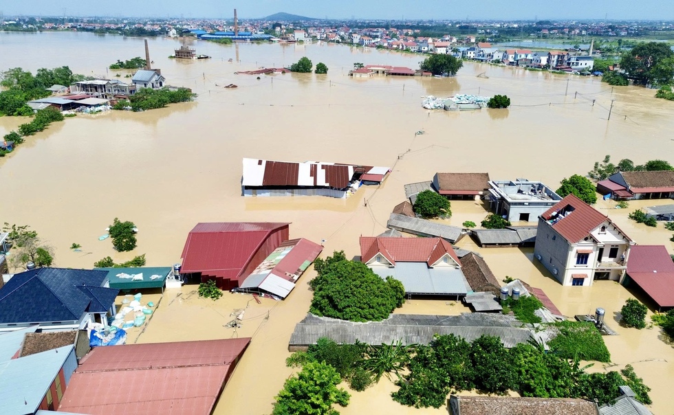Bắc Ninh hứng chịu lũ lịch sử, ít nhất 9 km đê bị tràn- Ảnh 2.