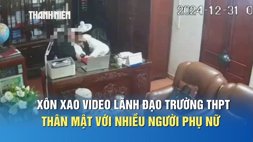 Xôn xao video lãnh đạo trường THPT ở Ninh Bình thân mật với nhiều phụ nữ- Ảnh 1.