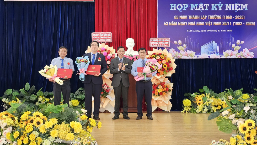 Trường ĐH Sư phạm Kỹ thuật Vĩnh Long có thêm 3 tân phó giáo sư- Ảnh 1.