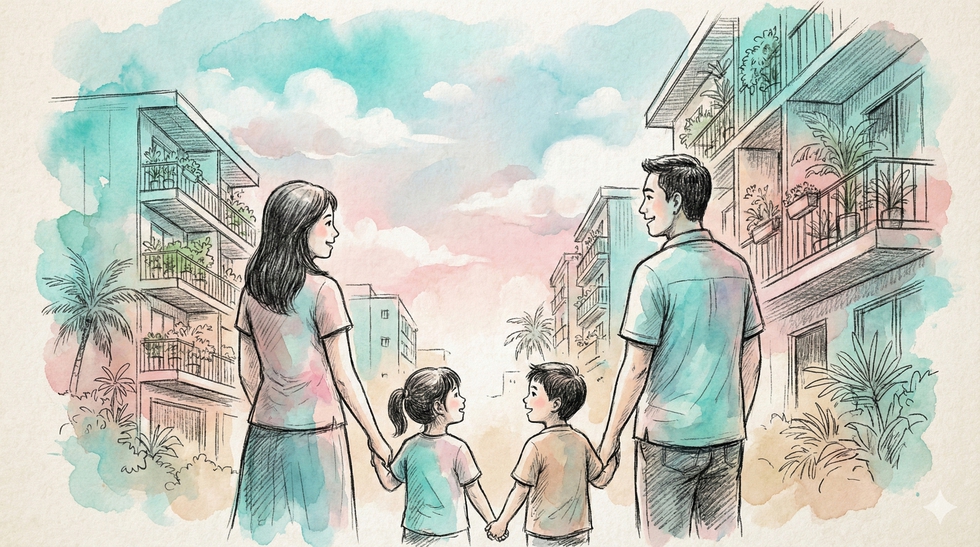 Từ 2026, gia đ&igrave;nh sinh 2 con được ưu ti&ecirc;n mua nh&agrave; x&atilde; hội thế n&agrave;o?- Ảnh 1.