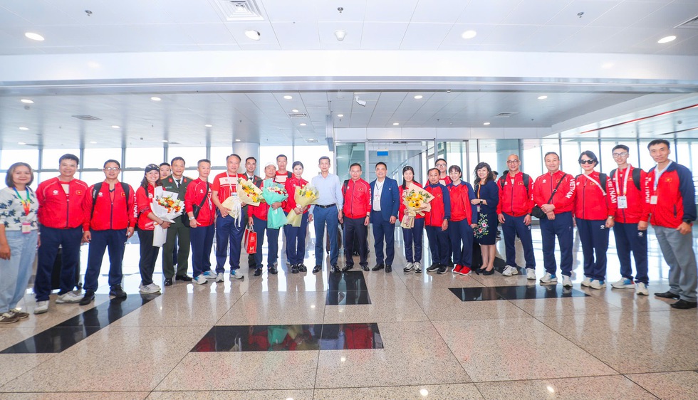 Đo&agrave;n thể thao Việt Nam về nước an to&agrave;n, kh&eacute;p lại kỳ SEA Games th&agrave;nh c&ocirc;ng ổn định - Ảnh 1.