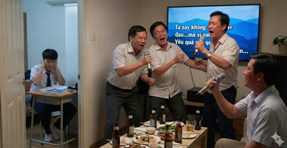 Nhiều x&atilde; ở miền T&acirc;y y&ecirc;u cầu người d&acirc;n dừng h&aacute;t karaoke để học sinh &ocirc;n thi- Ảnh 1.