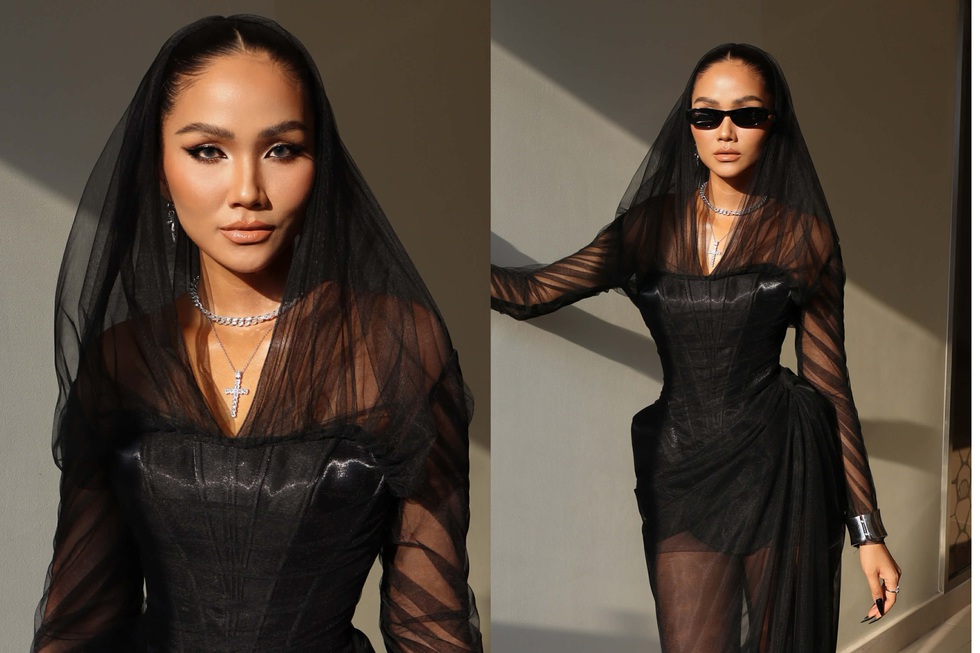 H'Hen Niê gợi cảm tái xuất showbiz sau khi sinh con- Ảnh 1.