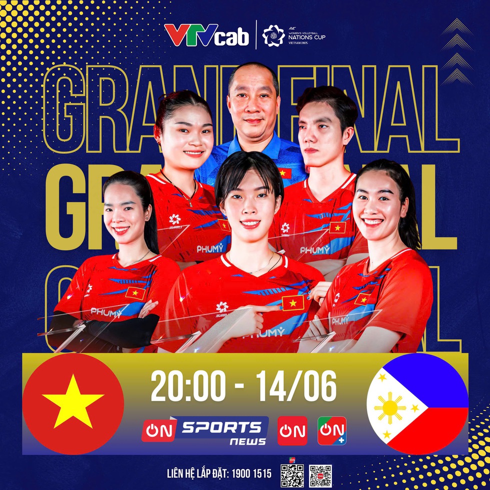 Xem trực tiếp chung kết bóng chuyền AVC Nations Cup, đội Việt Nam đấu Philippines ở kênh nào?- Ảnh 3. Xem trực tiếp chung kết bóng chuyền AVC Nations Cup, đội Việt Nam đấu Philippines ở kênh nào?- Ảnh 3.