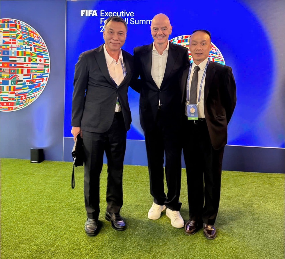Chủ tịch FIFA nhận lời mời của Chủ tịch VFF Trần Quốc Tuấn: Sẽ sang thăm Việt Nam!- Ảnh 2. Chủ tịch FIFA nhận lời mời của Chủ tịch VFF Trần Quốc Tuấn: Sẽ sang thăm Việt Nam!- Ảnh 2.