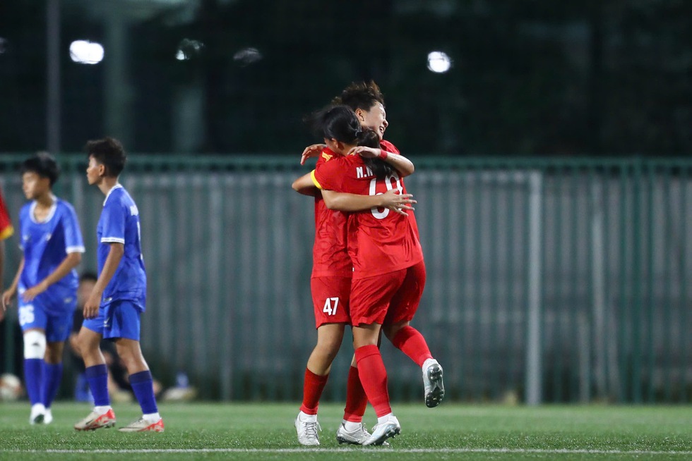 U.16 H&agrave; Nội v&ocirc; địch lượt đi giải v&ocirc; địch U.16 nữ quốc gia 2025- Ảnh 4.