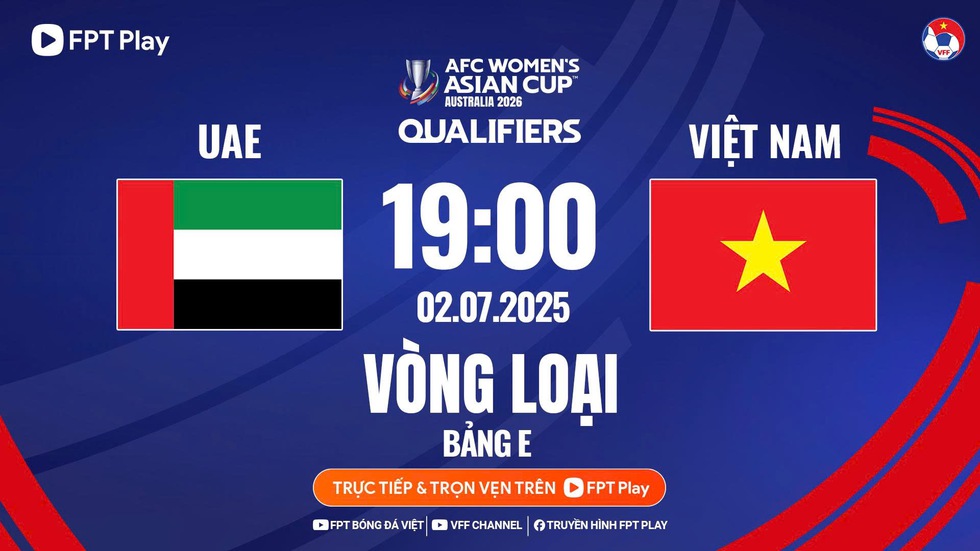 Lịch thi đấu đội tuyển nữ Việt Nam-UAE hôm nay: Thắng để đặt 1 chân đến VCK châu Á- Ảnh 1.