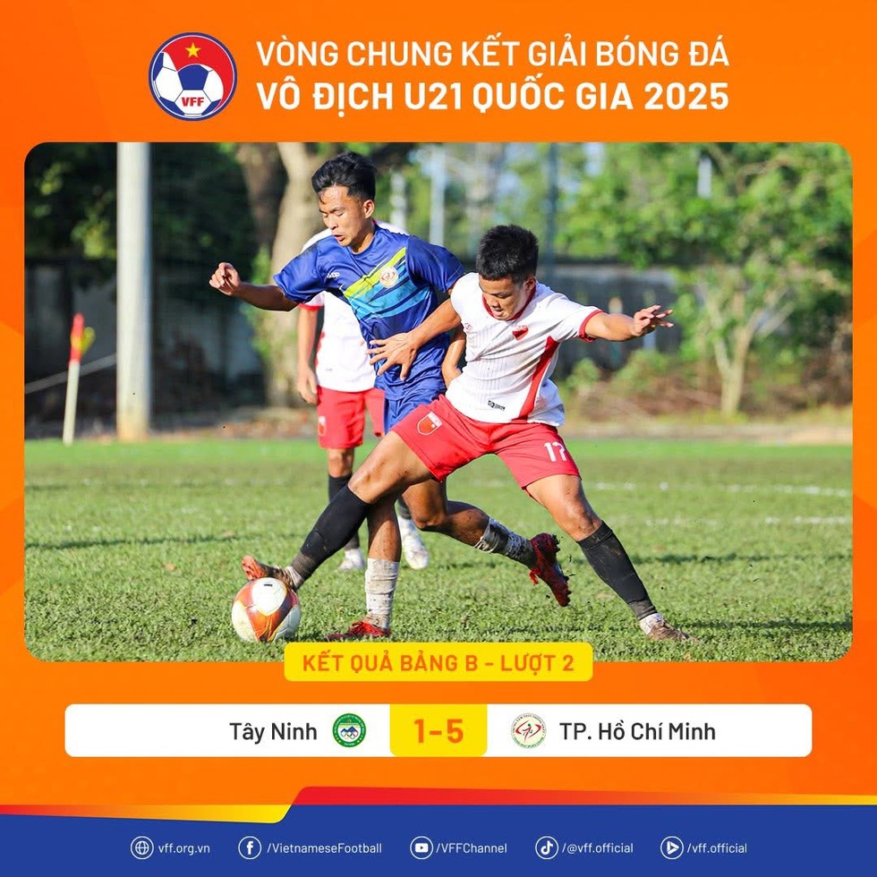 U.21 PVF, Hà Nội và LPBank HAGL I vào tứ kết giải U.21 quốc gia
- Ảnh 2. U.21 PVF, Hà Nội và LPBank HAGL I vào tứ kết giải U.21 quốc gia
- Ảnh 2.