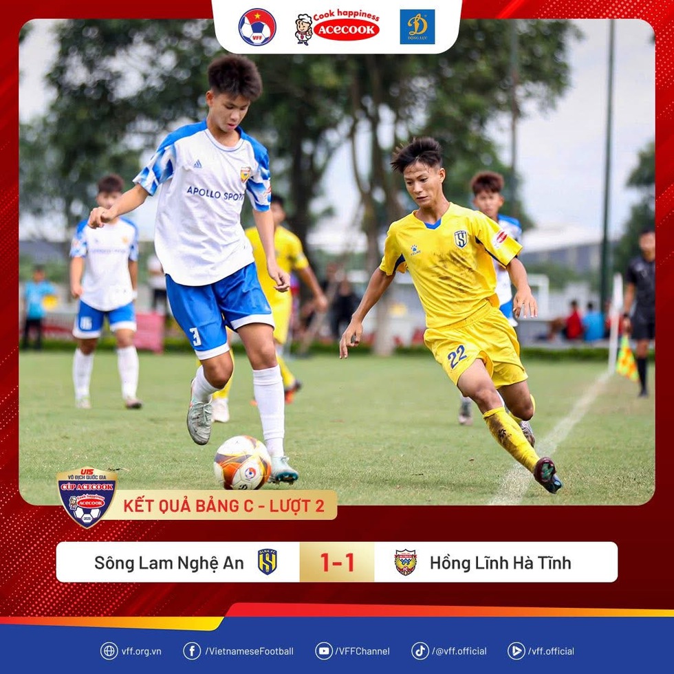U.15 SLNA và Đắk Lắk cùng đứng đầu bảng, nuôi hy vọng tiến sâu giải U.15 quốc gia- Ảnh 1.