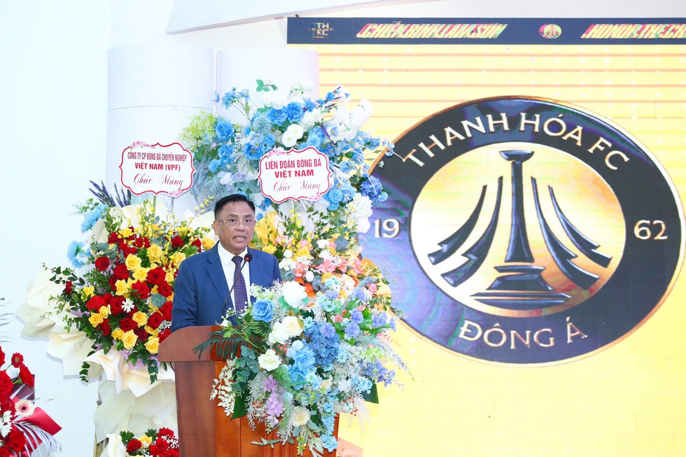 Bầu Đoan phát biểu cực hay, CLB Thanh Hóa ra mắt tân HLV ‘vừa lạ vừa quen’- Ảnh 1.