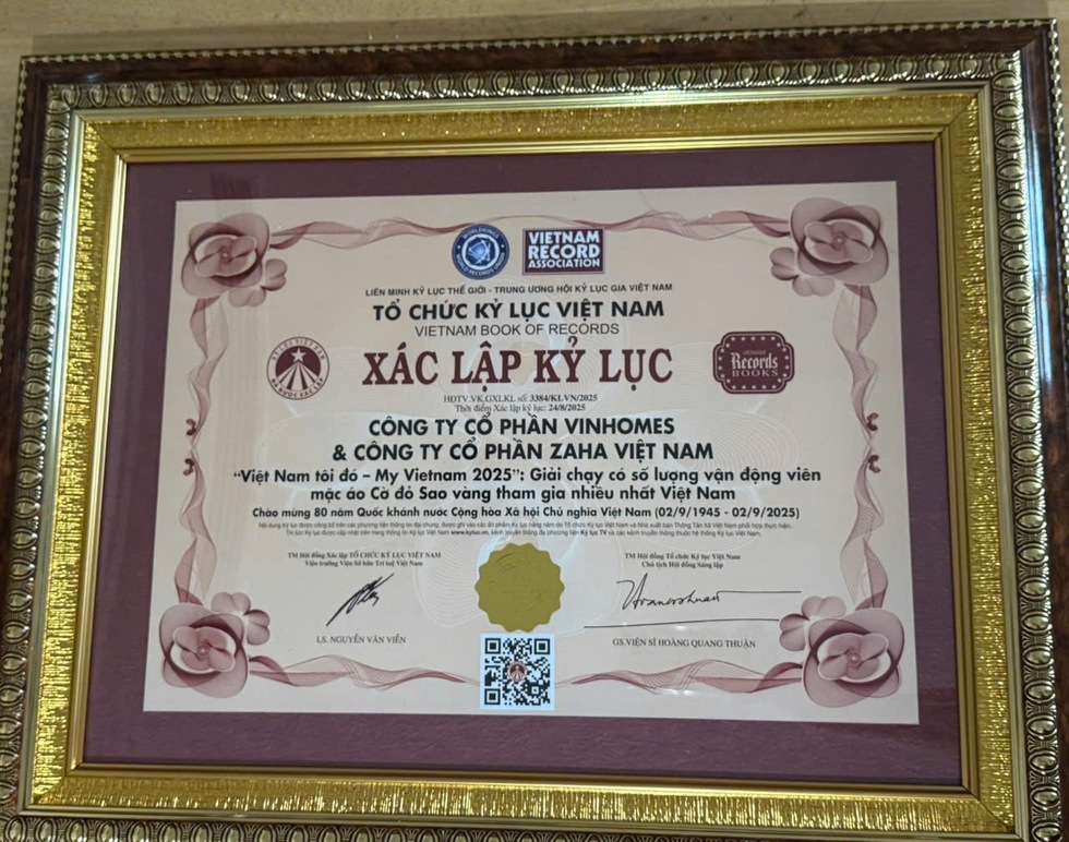 Giải chạy 'Việt Nam tôi đó' được xác lập kỷ lục có ý nghĩa rất đặc biệt- Ảnh 2.