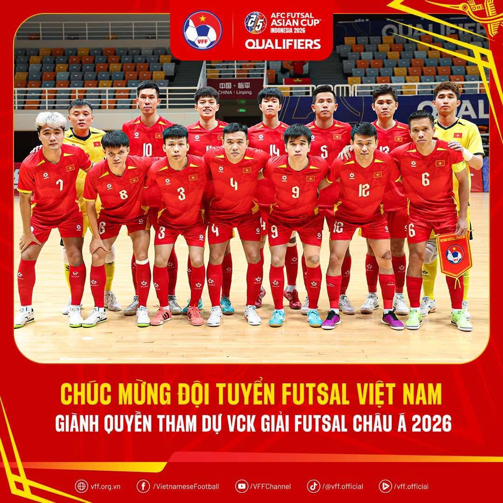 Lịch thi đấu tuyển Việt Nam tại VCK futsal châu Á: Chưa có bản quyền phát sóng?- Ảnh 1.