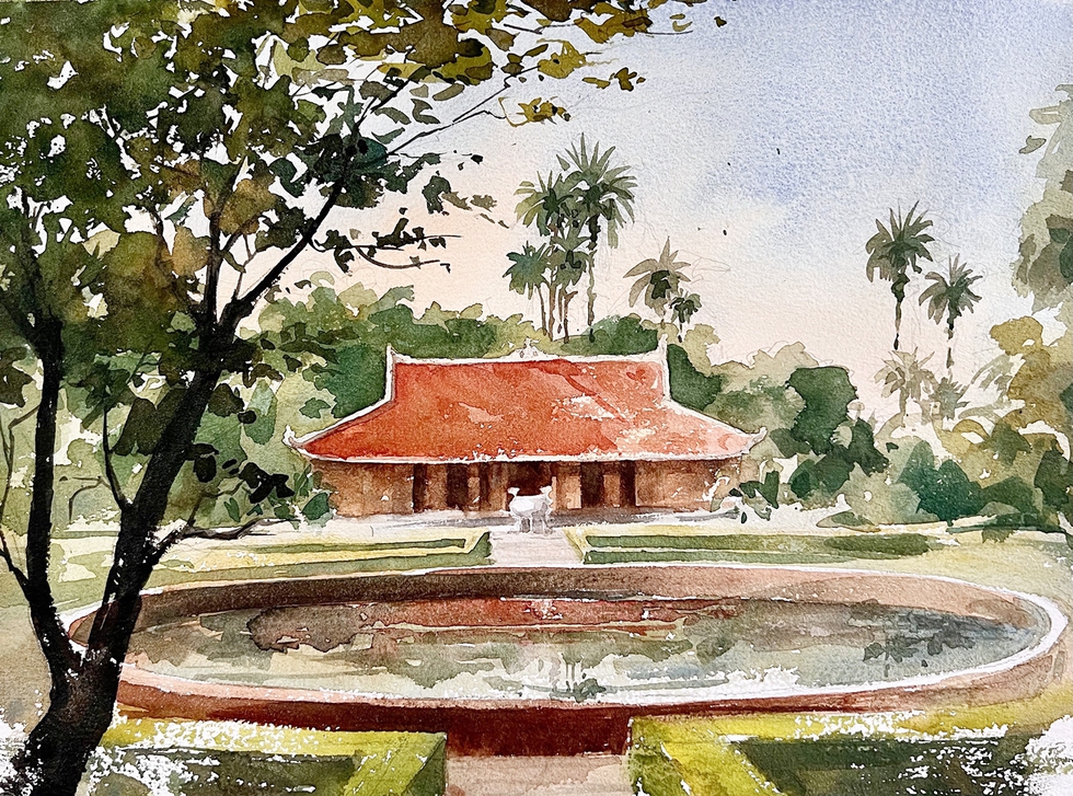 Khu di t&iacute;ch Nguyễn Du lưu giữ b&aacute;u vật 'Truyện Kiều'- Ảnh 8.