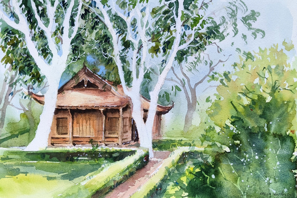 Khu di t&iacute;ch Nguyễn Du lưu giữ b&aacute;u vật 'Truyện Kiều'- Ảnh 9.