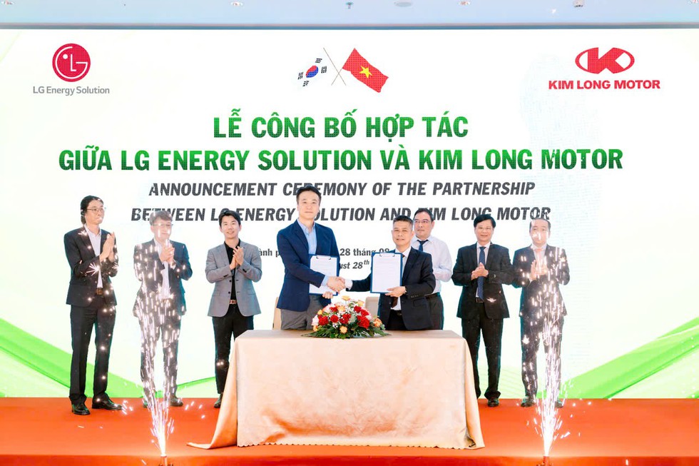 Kim Long Motor hợp t&aacute;c C&ocirc;ng ty LG Energy Solution sản xuất pin &ocirc; t&ocirc; điện- Ảnh 1.