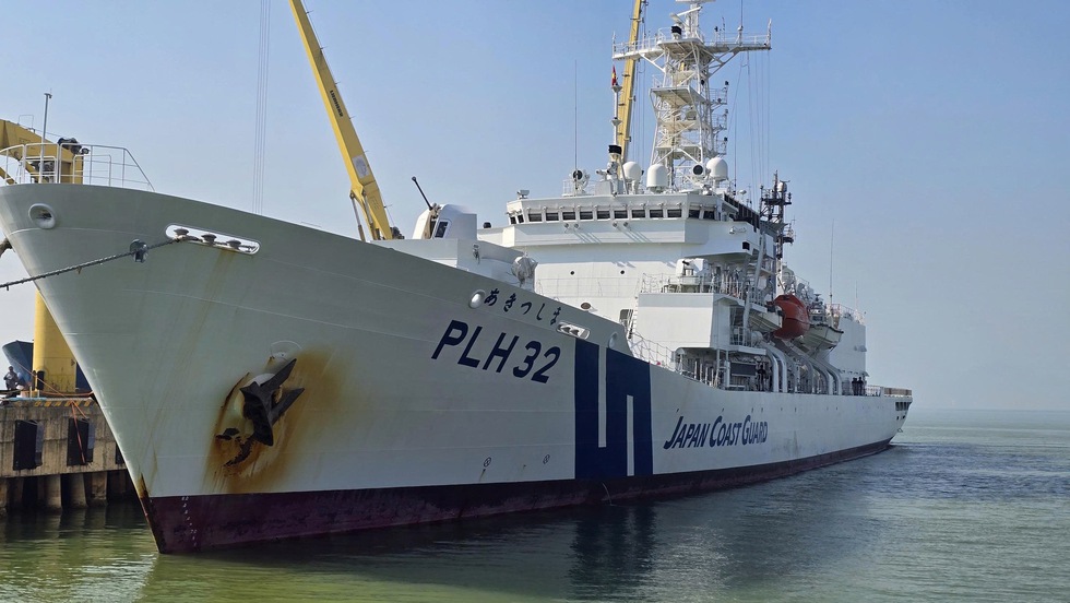 Đ&agrave; Nẵng đ&oacute;n t&agrave;u tuần tra cỡ lớn của Nhật Bản- Ảnh 1.