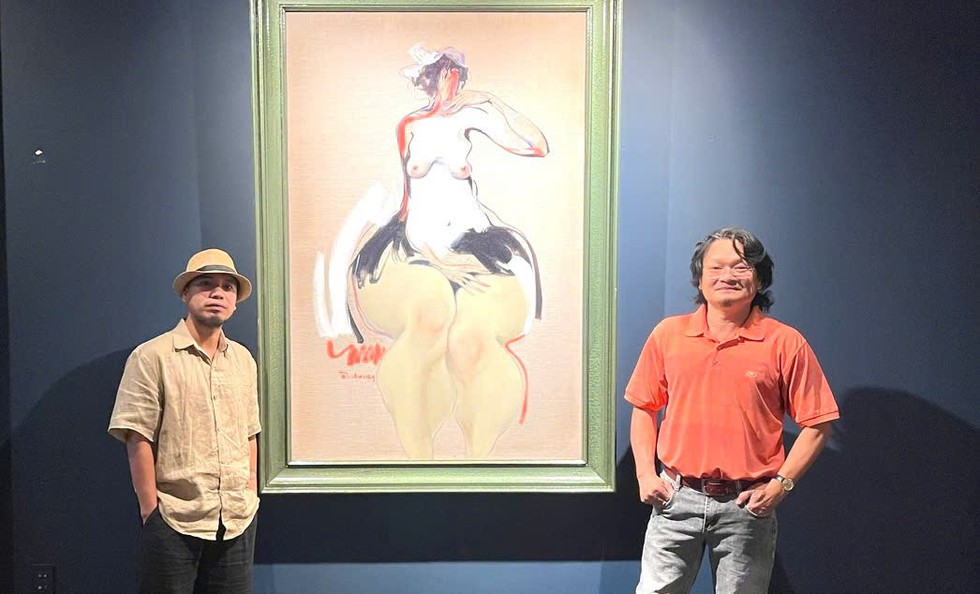 Đầu năm xem triển l&atilde;m của họa sĩ Tứ R&ocirc;, lắng nghe ph&aacute;i đẹp kể chuyện- Ảnh 3.