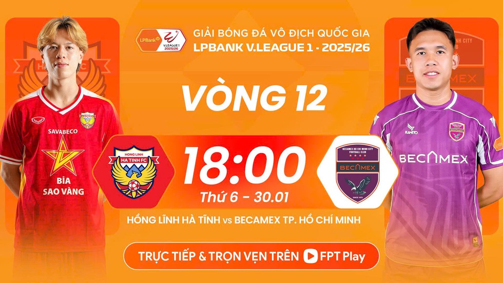 Lịch thi đấu rất hay h&ocirc;m nay: T&acirc;n HLV Nhật ra mắt, Becamex TP.HCM đối mặt thử th&aacute;ch lớn tại H&agrave; Tĩnh- Ảnh 1.
